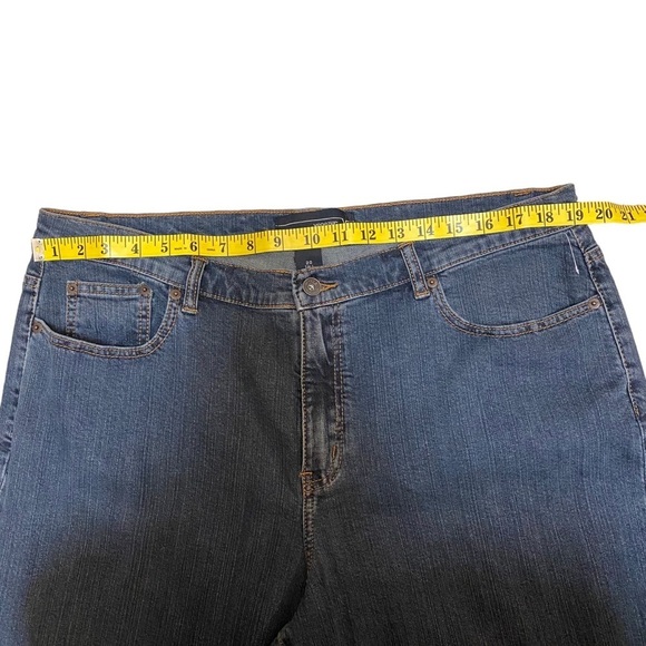 Venezia Jeans Size 20 Tall High Rise Medium Wash Blue Denim Stretch Plus Size - Picture 11 of 15